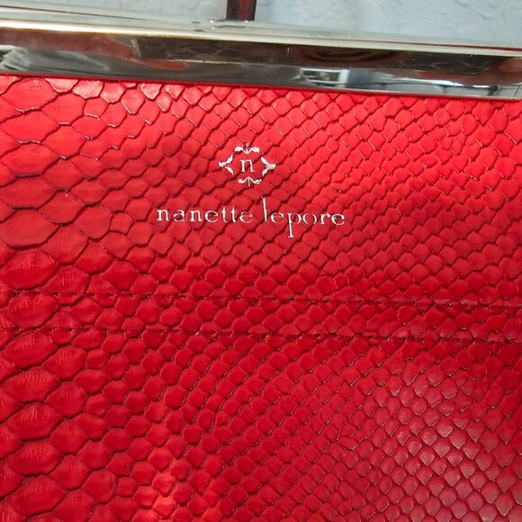 Nanette Lepore Athena Rug Crossbody – Red Leather | NWT - Picture 7 of 10